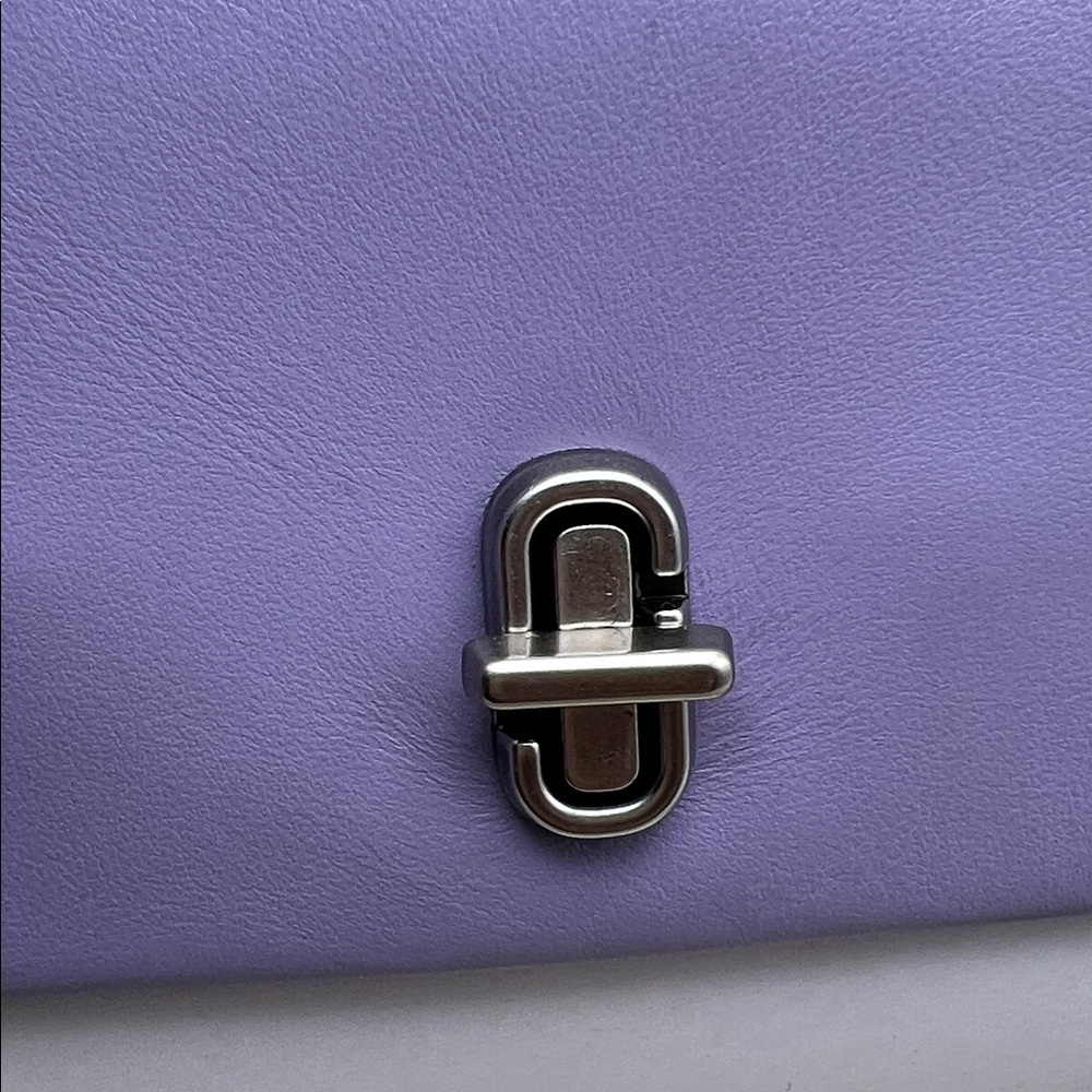 Marc Jacobs The Dual Chain Strap Mini Bag Purple Shoulder Bag, Dust Bag NWT - Picture 17 of 17